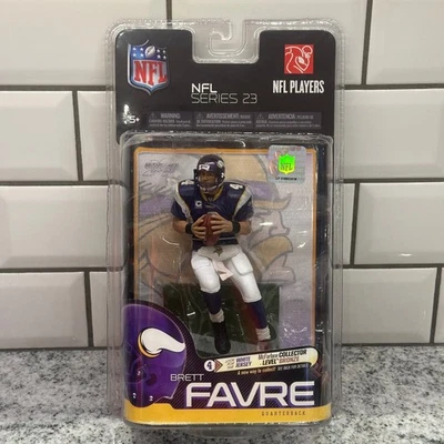 Brett Favre Vikings McFarlane NFL Series 23 Bronze Collector Level Figurine - Image 1 of 4