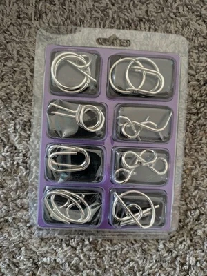 Rompecabezas Metal IQ Brain Teaser AHORRA DINERO $💰💰💰💰💰💰💰💰💰💰💰💰💰💰💰💰💰💰💰💰 Foto 1 de 2