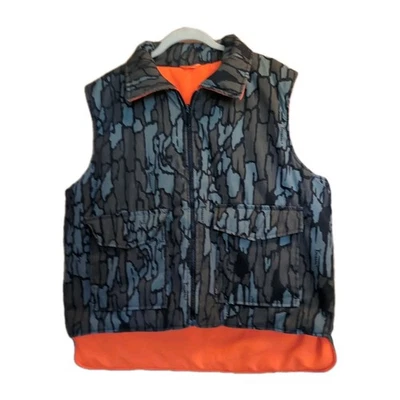 Winchester TreBark Camo Puffer Reversible Hunting Vest Men’s L Gorpcore Hunt - Image 1 of 4