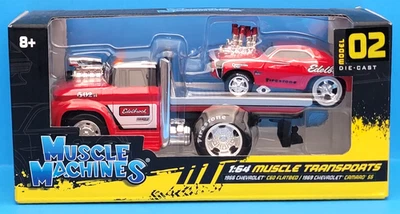 2021 - Máquinas musculares - Chevy C60 1966 plataforma plana y Chevy Camaro SS 1969 - BONITO Foto 1 de 4