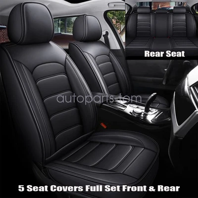 5-Seats Full Set Car Seat Covers Front + Rear Cushion For Infiniti QX56  Foto 1 de 4