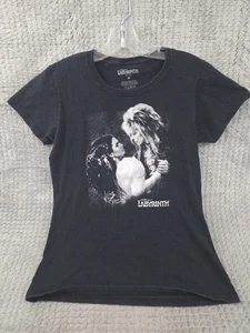 Camiseta Laberinto Mujer Gráfica Mediana Negra David Bowie Película Estilo Vintage - Imagen 1 de 8