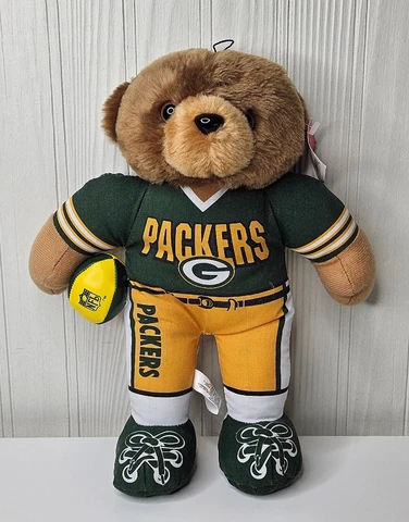 Green Bay Packers Stuffed Animal 12" Plush NFL Football Souvenir Good Stuff 2000 Cover