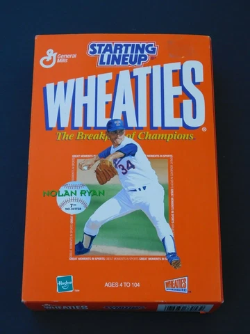 Nolan Ryan 2001 Wheaties Starting Lineup Cover