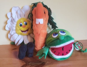 Garden Babies Collection Vintage Stuffed Bean Bag Plush Lot of 3 W/ Tags 1998 - Picture 1 of 6