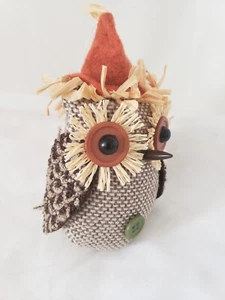 Cute Owl Christmas Tree Ornament Hanging Decor Stuffed Animal Hand Crafted Art - Picture 1 of 6