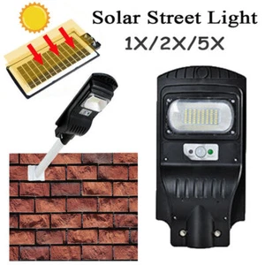150W LED Solar Street Lights Outdoor Dusk to Dawn Security Cool White Road Lamp - Picture 1 of 12