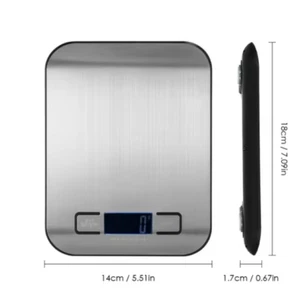 Digital 10kg Kitchen Scales Electronic Food Weight Balance LCD Postal Scale - Picture 1 of 8