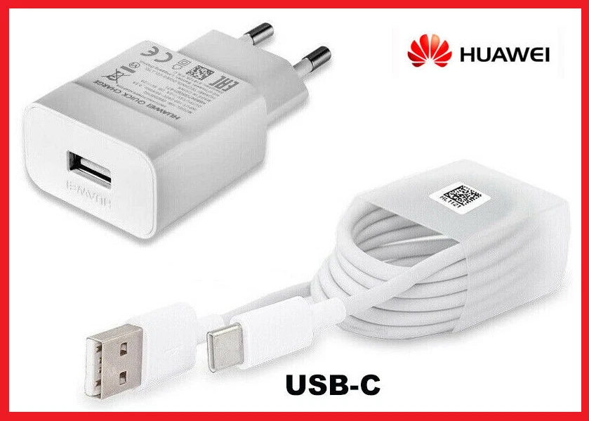 Original Huawei P30 P20 Lite P10 P9 Mate 20 Schnell Ladegerät Ladekabel USB-C - Bild 1 von 1