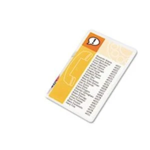 Bolsas laminadoras 5 mil 5 1/2 x 3 1/2 tarjeta de índice tamaño 25/PAQUETE totalmente nuevas - Imagen 1 de 3