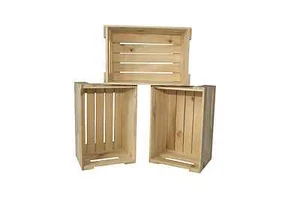 3er Set Weinkisten aus Holz Holzkiste Apfelkiste Obstkiste Allzweckkiste (2) - Bild 1 von 1