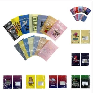 100 bolsas de plástico resellables a prueba de olores bolsa gruesa con cierre de cremallera 6*9,5 cm - Imagen 1 de 20