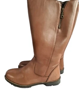 Sheego Stiefel Damen Leder Weitschaftstiefel XXL Gr. 38 bis 44 braun (916) NEU