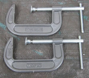 Two VULCAN 4" C-CLAMPS New - Picture 1 of 2