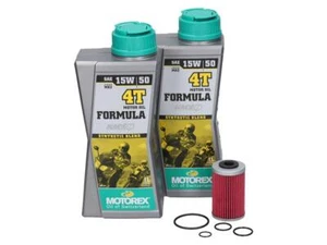 kmx24 Ölwechsel Set passt an KTM Duke RC Adventure 390 Ölfilter+Motorex Formula - Bild 1 von 1