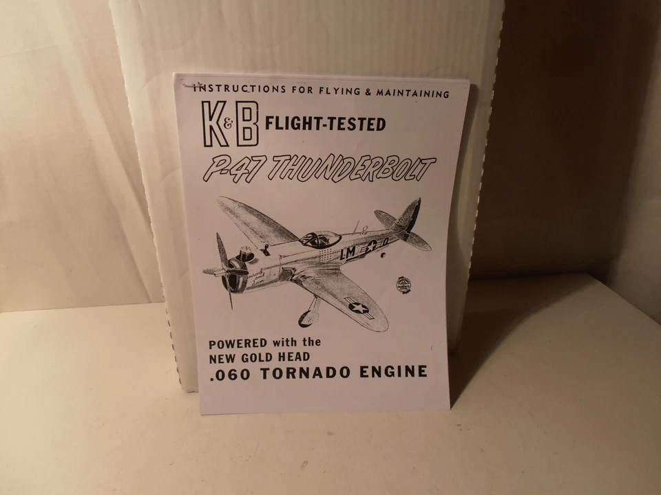 RARE K&B Aurora P-47 Thunderbolt Copy - REPRINT - Image 1 of 1