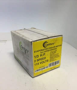 NEW, CENTURY, 1/3HP MOTOR, 115V, 1725/1140RPM, 2 SPEED,S88-844/SVB2034V1(29C-2,3 - Afbeelding 1 van 4