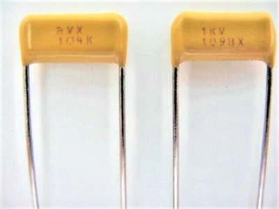 Condensador multicapa de cerámica 2X - 0,1uF @ 1000 V 10 % (AVX) - FILTRADO/RF #118 Foto 1 de 4
