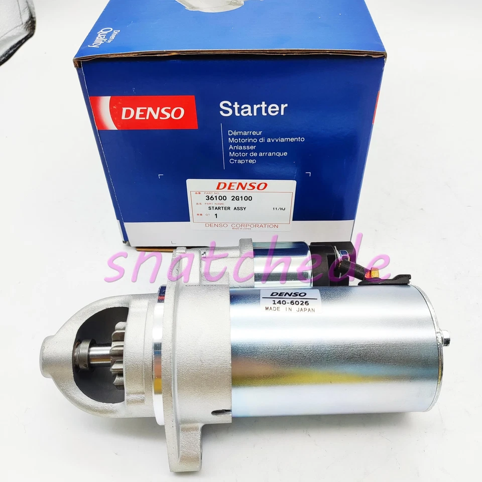 Arranque 36100-2G100 DENSO para Hyundai Sonata 2009-2014 KIA 2,4 L Optima SVA0019 Foto 1 de 4