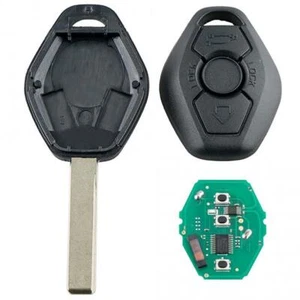Remote Key Fob ID46 Chip Fit For BMW CAS2 E46 E39 E60 E53 E38 X3 Z3 Z4 Z8 B - Picture 1 of 12