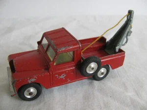 Vintage Corgi Toys Red Diecast Land Rover 109 Breakdown Wrecker Tow Truck #417 - Picture 1 of 7