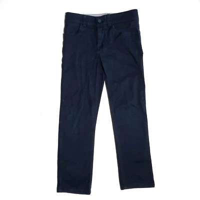 Chaps Pantalones Niños 6 Pantalones Vestido Azul Preppy Juego Escolar Foto 1 de 4