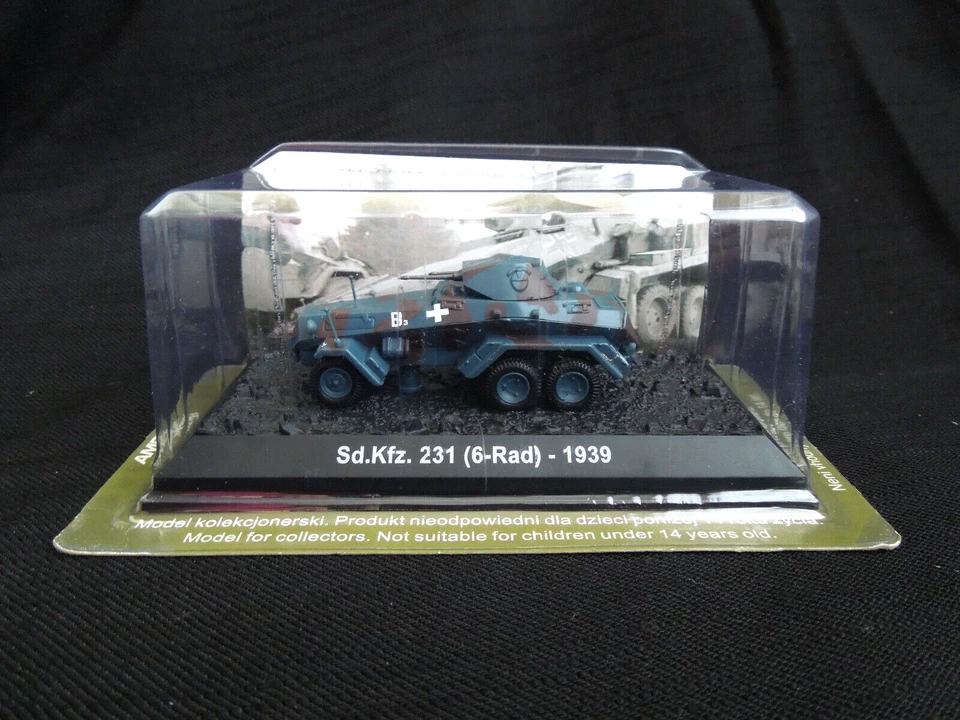 Sd.Kfz. 232 6-rad. Blitzgriege 1939 Diecast Amercom 1:72 German reconn 1939 - Image 1 of 1