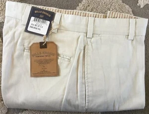 BRAND NEW!-Bills khakis M20-SVT Size 34X30 PLAIN VINTAGE TWILL Stone $165 - Picture 1 of 3