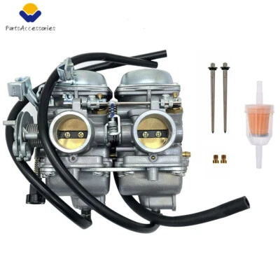 Dual Carb Carburetor ASSY Set Chamber For Honda Rebel 250 CMX250C CMX 250 CA250 — 第 1/4 张图片