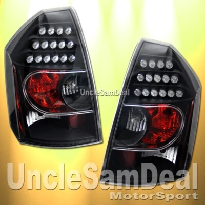 PARA CHRYSLER 300C SRT8 LENTE TRANSPARENTE CARCASA NEGRA LUCES TRASERAS LED PAR ENCHUFE DIRECTO Foto 1 de 2