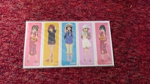 NIP K-ON SET OF 5 CHARACTER BOOKMARKS ANIME - Picture 1 of 2