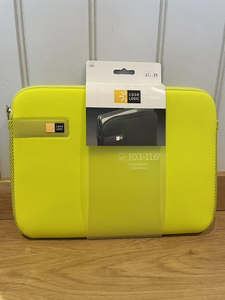 Laptop Case (Case Logic) 10.1-11.6” Lime Green RRP £23.99 - Image 1 of 2