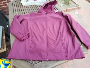 Janina Softshell Outdoor Jacke Zipper gefüttert wein rot bordeaux 3XL 50/52 - Bild 1 von 7