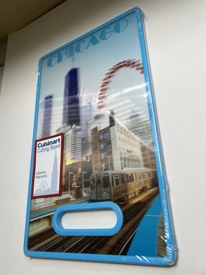 Tabla de cortar Cuisinart CCB-3DCHI 3-D City Collection Chicago  Foto 1 de 2