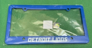 Detroit Lions Plastic License Plate Frame Officially NFL licensed - Picture 1 of 2