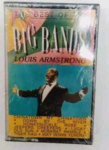 Louis Armstrong The Best of the Big Bands Cassette Tape 1985 Starday Records NOS - Picture 1 of 4