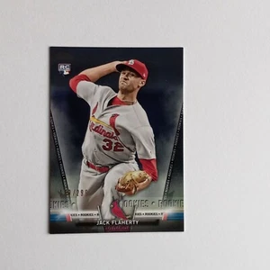   2018 Topps Salute Series 1 Rookies Black #TS-86 Jack Flaherty RC  #D / 299 - Picture 1 of 2