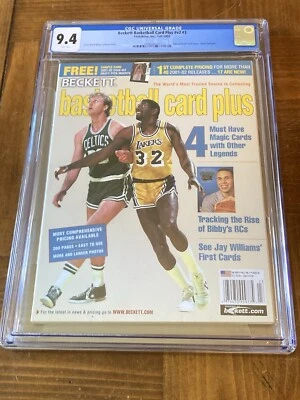 Larry Bird & Magic Beckett CGC 9.4 Blanco (Cubierta Clásica) No Sports Illustrated Foto 1 de 3