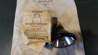 PHILIPS H44GS-100 100W Mercury Light Lamp Bulb New  - Image 1 of 2