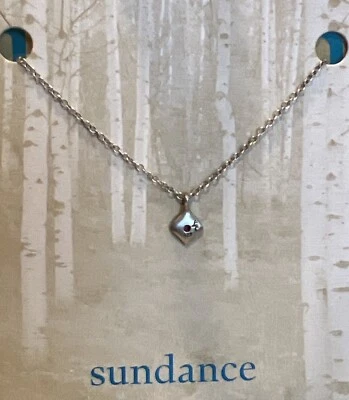 NWT Sundance Catalog Silver “Ruby Regalia Necklace” $165 - Image 1 of 2