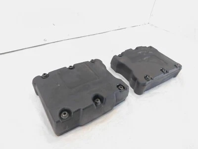 Cajas basculantes de culata arrugadas negras Harley Davidson Touring Dyna & Softail Foto 1 de 4