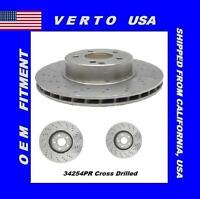 Set Of 4 Disc Brake Rotors Front & Rear Verto USA  53004-5383X2