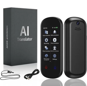 Language Ai Translator Device 139 Languages Two-Way Inst Voice Photo Translation - Picture 1 of 10