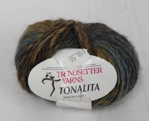 Trendsetter Garne TONALITA ~ #2355 ALTE WELT ~ mehrfarbig braun hellbraun blau - Bild 1 von 6