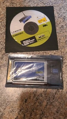 LINKSYS CISCO WIRELESS-G NOTEBOOK ADAPTER 2.4 GHZ 802.11G Set Up Wizard Disc (Y9 - Image 1 of 4