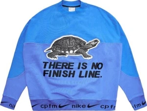 Nike x Cactus Plant Flea Market CPFM Crewneck Sweatshirt Size S Blue - Picture 1 of 11