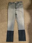 re/done redone jeans 28 two-tone straight