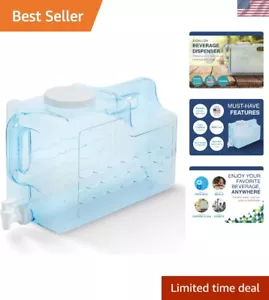 3 Gallon Drink Dispenser for Fridge - Plastic Beverage Dispenser with Spigot ... - Picture 1 of 8