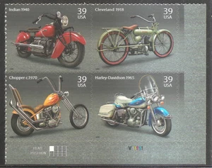 # 4085 - 4088 2006 39¢ Motorcycles MNH PB(4) V11111 LR - Picture 1 of 1