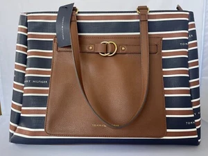 NWT Tommy Hilfiger Women's Handbag Tote Shoulder Bag 69J4450 - Picture 1 of 7